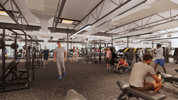 the new y health and wellness center where you can work out, get fit, make friends, and have fun