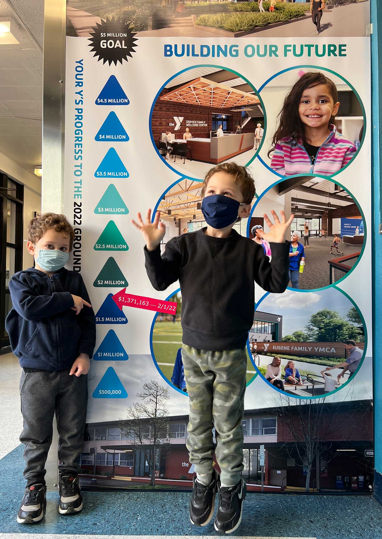 eugene ymca preschool kids jump for joy