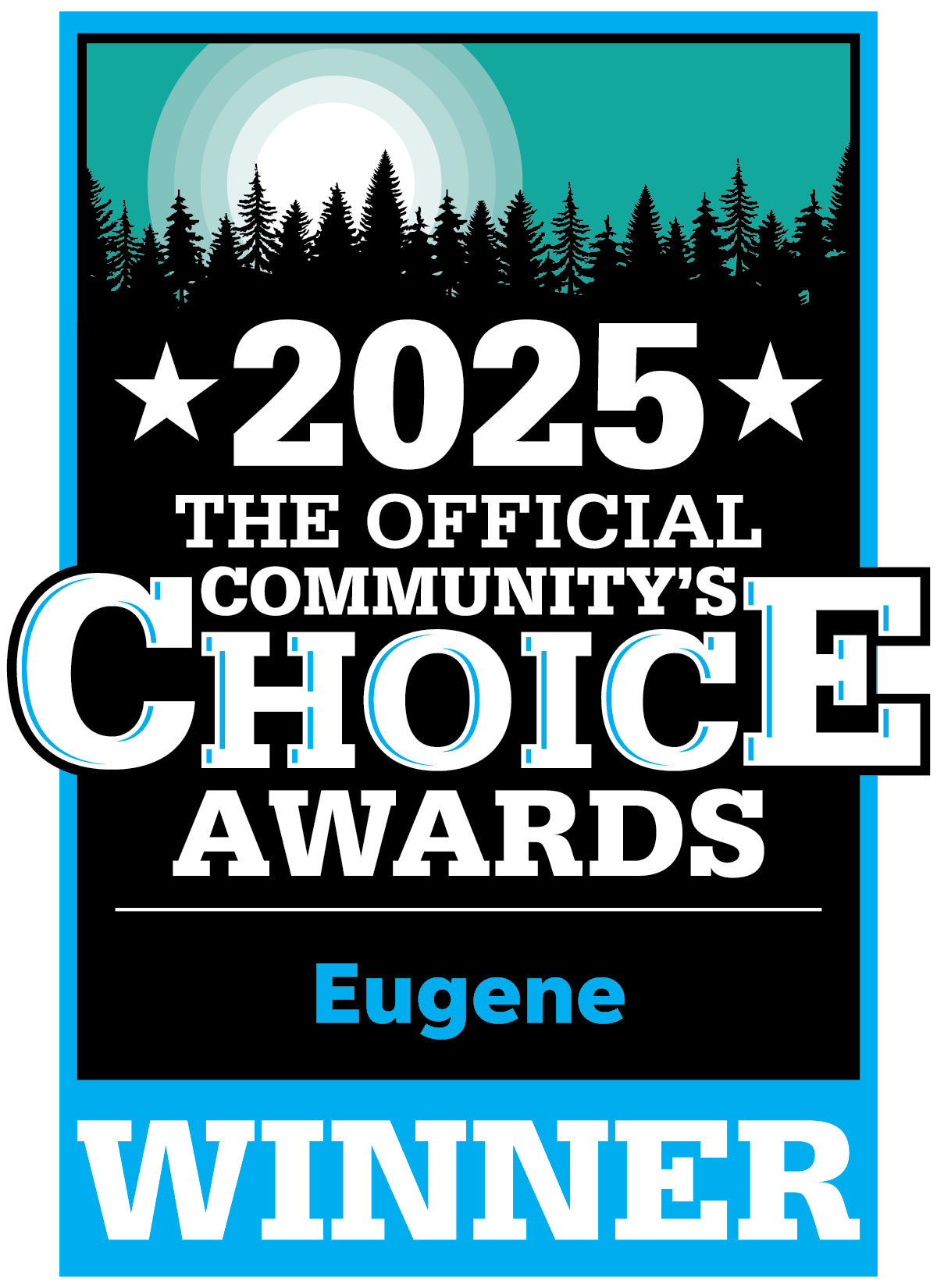 2025 Best of Eugene Award Winner logo