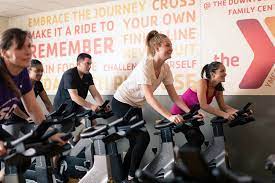 break a sweat during cycling classes