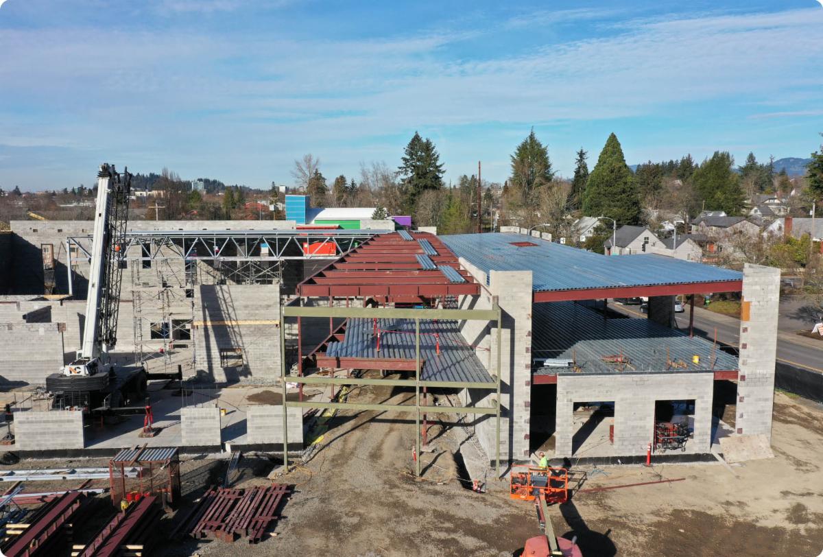 eugene ymca construction update march 2023