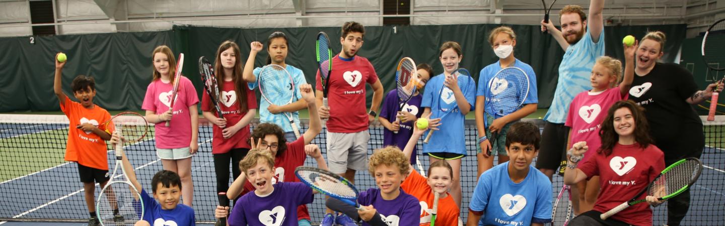 Check out the Y for Y tennis camps and classes near me!