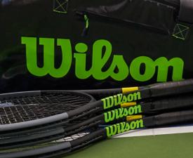 wilson bag with racquets