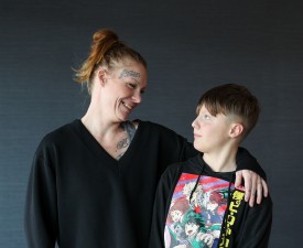 Rachel and son Maddix