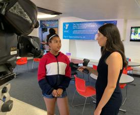 eugene ymca counselor in training interviewed by local news