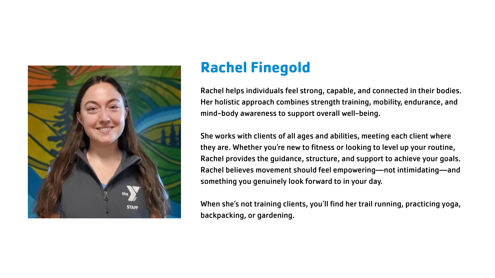 Trainer biography, slide 16